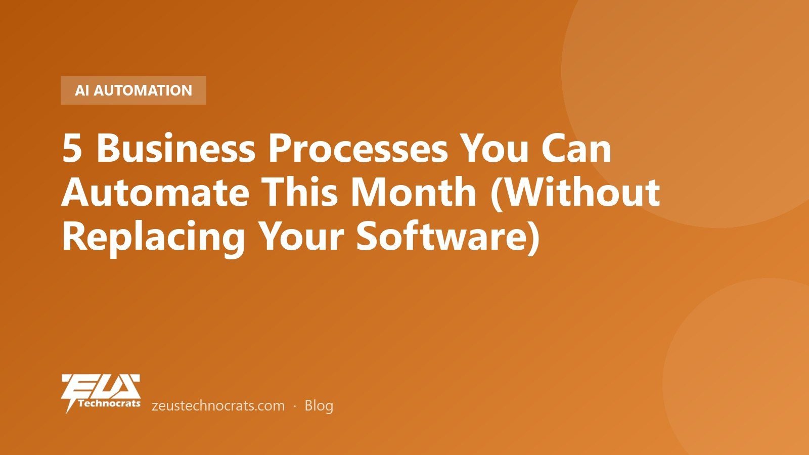 Business process automation with AI and workflow tools